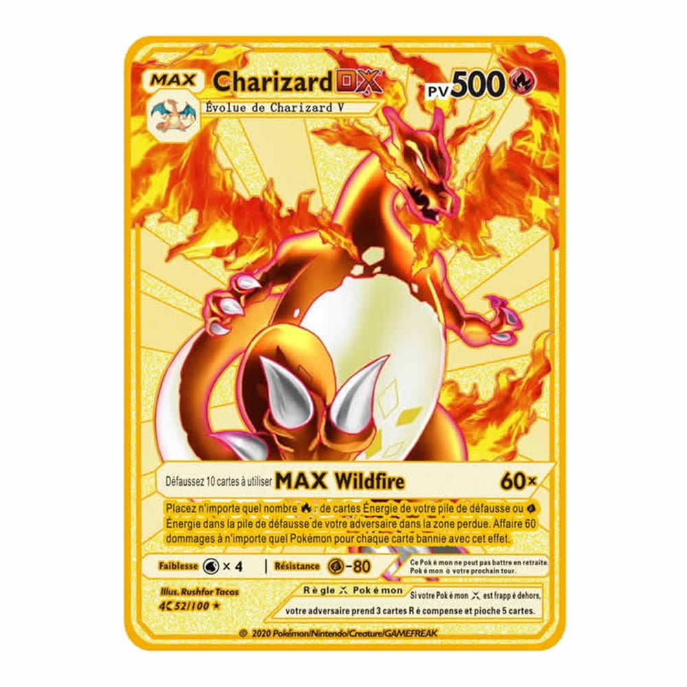 Vmax Dx Gx Metal Gold Plated Game Card - Charizard UK | Ubuy Vmax Dx Gx Metal Gold Plated Game Card - Charizard UK | Ubuy