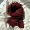thumbnail image 4 of New Solid Color Wool Knitted Scarf Winter All-match  Style Scarf High-end Men‘s Gift, 4 of 6