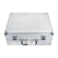 thumbnail image 1 of S SERENABLE Aluminum Alloy Case Large Capacity Protect Hard Case Portable Hard Shell Box silvery, 1 of 8