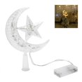 thumbnail image 1 of Christmas Tree Top Lights Moon Star Pattern Create Festive Ambience Romantic Flashing Lights Christmas Decoration Lamp, 1 of 10