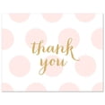 thumbnail image 3 of MyExpression .com Cartes de Remerciement pour Baby Shower 50 Ct Pois Roses Or, 3 of 3