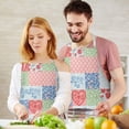 thumbnail image 3 of Pioneer Flower Floral Print Pattern Apron for Women and Men, Cotton Linen Waterproof with Pockets, Adjustable, 33x27 Inch for Kitchen, Gardening, BBQ, Salon, 3 of 6
