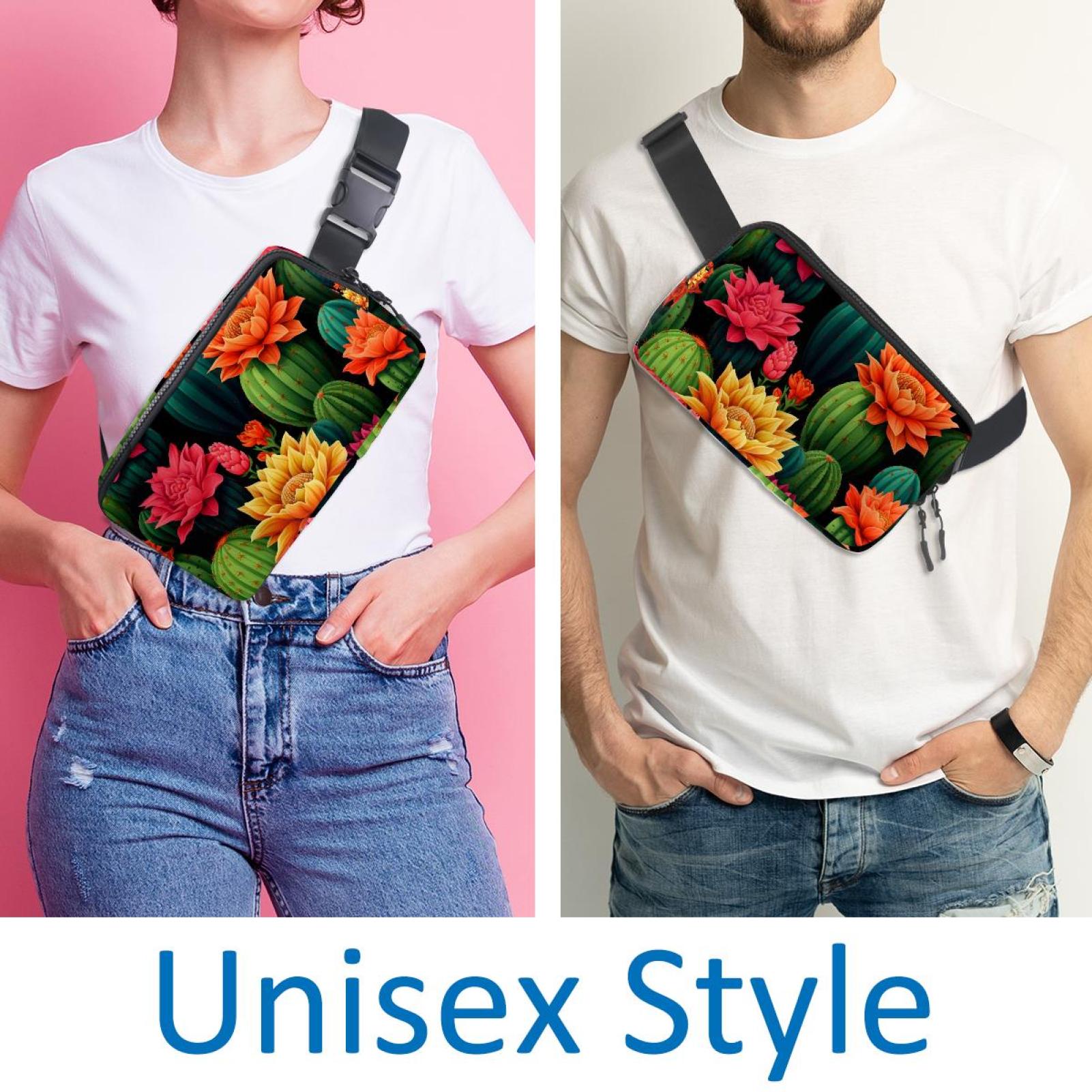 Cactus Adjustable Lightweight Running Belt Waist Bag with Extension Strap for Unisex