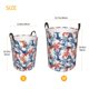 thumbnail image 3 of Fotbe Red Lobster Cesto de Ropa con Asas, Cesto Impermeable de Gran Capacidad, Bolsa de Lavado para Dormitorio, Cesto de Ropa con Ruedas y Asas-Medium, 3 of 6