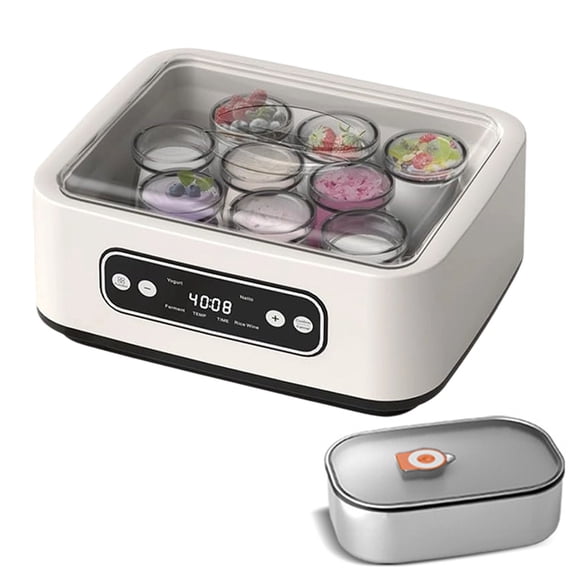 Bxaolu Yogurt Maker Machine with Temperature Control & 36 Hour Timer - 1.2L Yogurt Machine with LCD Display Multi-Function Yogurt Maker for Home Use