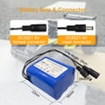 thumbnail image 2 of Batería recargable de iones de litio de 12 V, 5200 mAh, para coche, barco y robot RC, 2 of 6