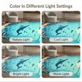 thumbnail image 7 of ODIKA 8'x10' Ultra-Soft Area Rug, Animals Whale Turtle Underwater Cartoon Coral Reef Ocean Nautical None Washable, Bare feet friendly, Silk-Touch for Bedroom, Under Sectional, 7 of 7