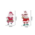 thumbnail image 2 of Xmas Tree Hanging Chrismtas Doll Santa Claus With Christmas Tree Decoration, 2 of 5