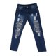 thumbnail image 1 of Pantalones Rasgados Con Agujeros Grandes Boyfriend Distressed Pants SX-Large Yuyangstore Vaqueros angustiados para mujer, 1 of 8