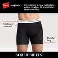 thumbnail image 5 of Hanes Originals Men's Boxer Briefs, Moisture-Wicking Stretch Cotton, 6-Pack, 5 of 5