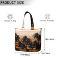 thumbnail image 5 of Minimalist Palm Tree Weekender Bag Summer Beach Duffel with Tropical Palm Tree Ocean Sunset, Hawaii-Inspired Boho Travel Tote for Tropical Vacations, 5 of 5