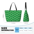 thumbnail image 4 of Honeii St Patrick's Day for Tote Bag with Adjustable Strap,Beach Bag, Waterproof Sandproof Beach Tote Bag, Large Capacity Foldable Beach Bags, 4 of 7