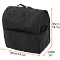 thumbnail image 4 of (Black) 1 Piece Blender Lid, Stand Mixer Protective Cover, Kitchen Food Dust Cover with Top Handle, Extra Accessory Pocket, 4 of 5