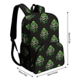 thumbnail image 2 of Slimer Ghostbusters Backpack Daypack Adjustable School Bag Student Bookbag Satchel Multifunctional Large Capacity Laptop Rucksack, 2 of 8