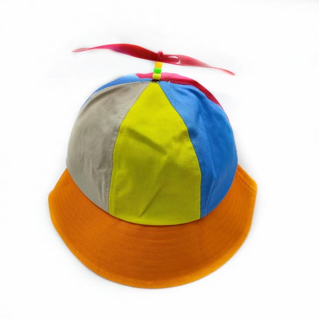 Gorra de pescador con hélice desmontable, para exteriores, para hombre, para padres e hijos, con forma de libélula de bambú