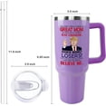 thumbnail image 2 of 40 oz Trump Mom Tumbler with Handle and Straw, Birthday Gifts for Mom, Gifts for Mom from Daughter Son, New Mother Gifts for Christmas, Mama Gifts for Women, 2 of 5