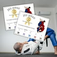 thumbnail image 5 of Jiu Jitsu Award Certificate of Excellence 30pk 8.5x11 Class Black Belt Ceremony Professor Coach Medals Competition Placement Display Martial Arts Karate, 5 of 5