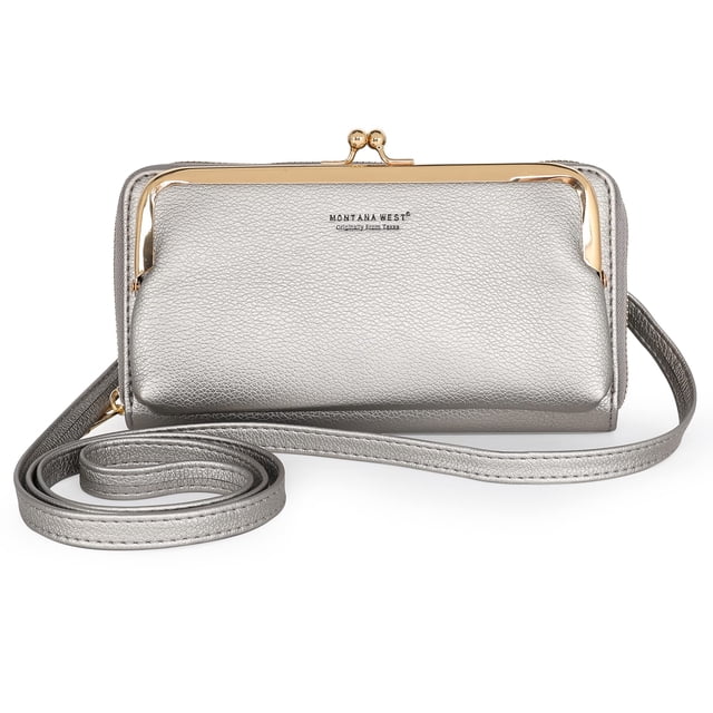Bandolera Montana West MWC-121PT de cuero vegano para mujer