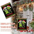 thumbnail image 4 of Merry Christmas Decorative Garden Flag, Xmas Jack Green Yard Outside Decorations, Funny Winter Holiday Farmhouse Outdoor Small Burlap Home Decor Double Sided 12 x 18, 4 of 6