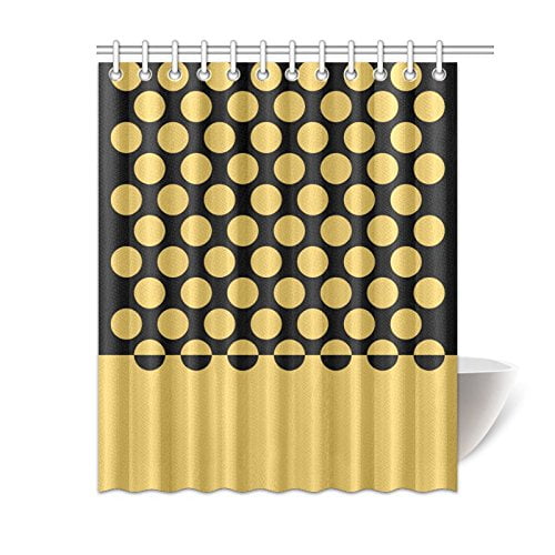 ABPHQTO Lunares Primavera Baño Tela Impermeable Cortina de Ducha 150x180 cm