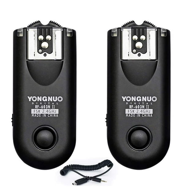 Disparador inalámbrico, disparador de flash YONGNUO RF-603II N3