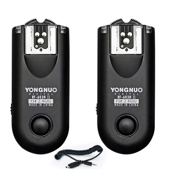 Disparador inalámbrico, disparador de flash YONGNUO RF-603II N3