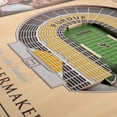 thumbnail image 3 of IDNA Purdue Boilermakers 3D StadiumViews Frame, 3 of 5