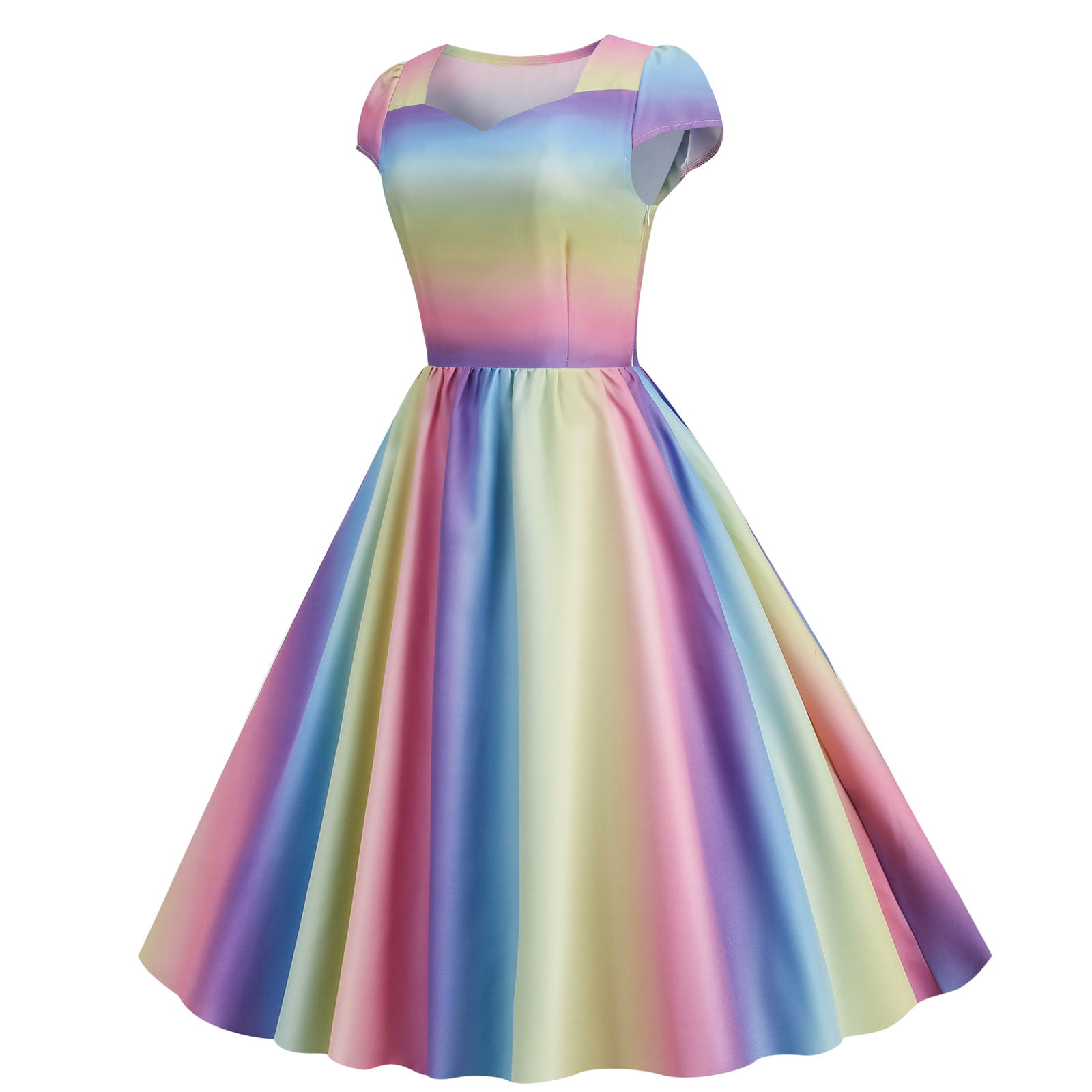 Vintage Retro Multi-Colors Prom Dresses 2022 Ball Gown V-Neck Appliques  Rhinestone Sash Sleeveless Backless Floor-Length Long Formal Dresses