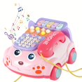 thumbnail image 3 of Jouets pour Bébé Téléphone Musical Téléphone de Voiture, Simulation Éducative pour Bébé, 3 of 9