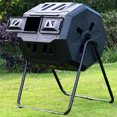 thumbnail image 1 of Tumbling Composter, Compost Bin Efficient  for Patio, 1 of 7