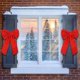 thumbnail image 5 of Good Old Values ​​Lazo navideño de terciopelo rojo, 9 pulgadas x 16 pulgadas, paquete de 4 lazos navideños, 5 of 5