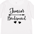 thumbnail image 4 of Inktastic Junior Bridesmaid Wedding Bridal Party Gift Girls Long Sleeve Toddler T-Shirt, 4 of 5