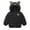 Black, variant on GYRATEDREAM Toddler Baby Boy Girl Hooded Puffer Jacket Lightweight Warm Comfy Packable Down Jacket Coat Little Kids Autumn Winter Outwear Clothes Pink for 1-5Y