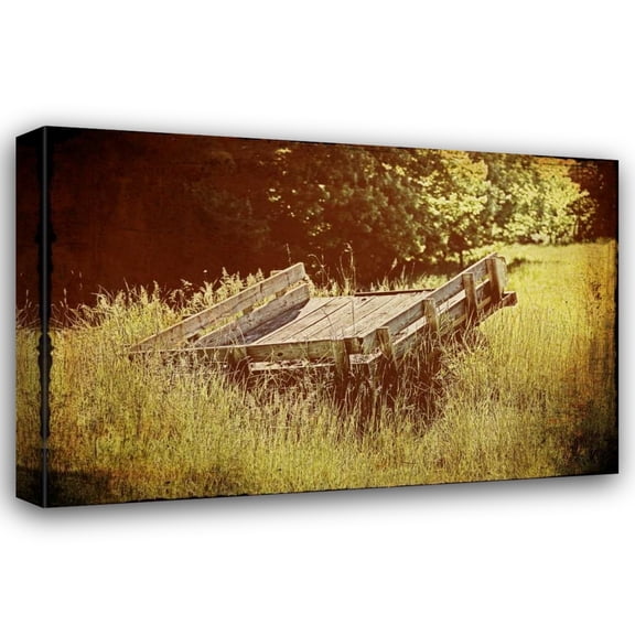 C. Thomas McNemar 24x17 Gallery Wrapped Canvas Wall Art Titled - Country Wagon