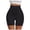 Black, variant on Women Ice Silk Ion Fiber Shaping Shorts Compression