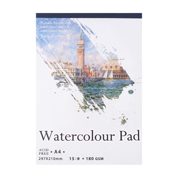 Cuaderno de bocetos de artista, bloc de notas de papel de acuarela para pintar, dibujar, diario, cuaderno creativo A4