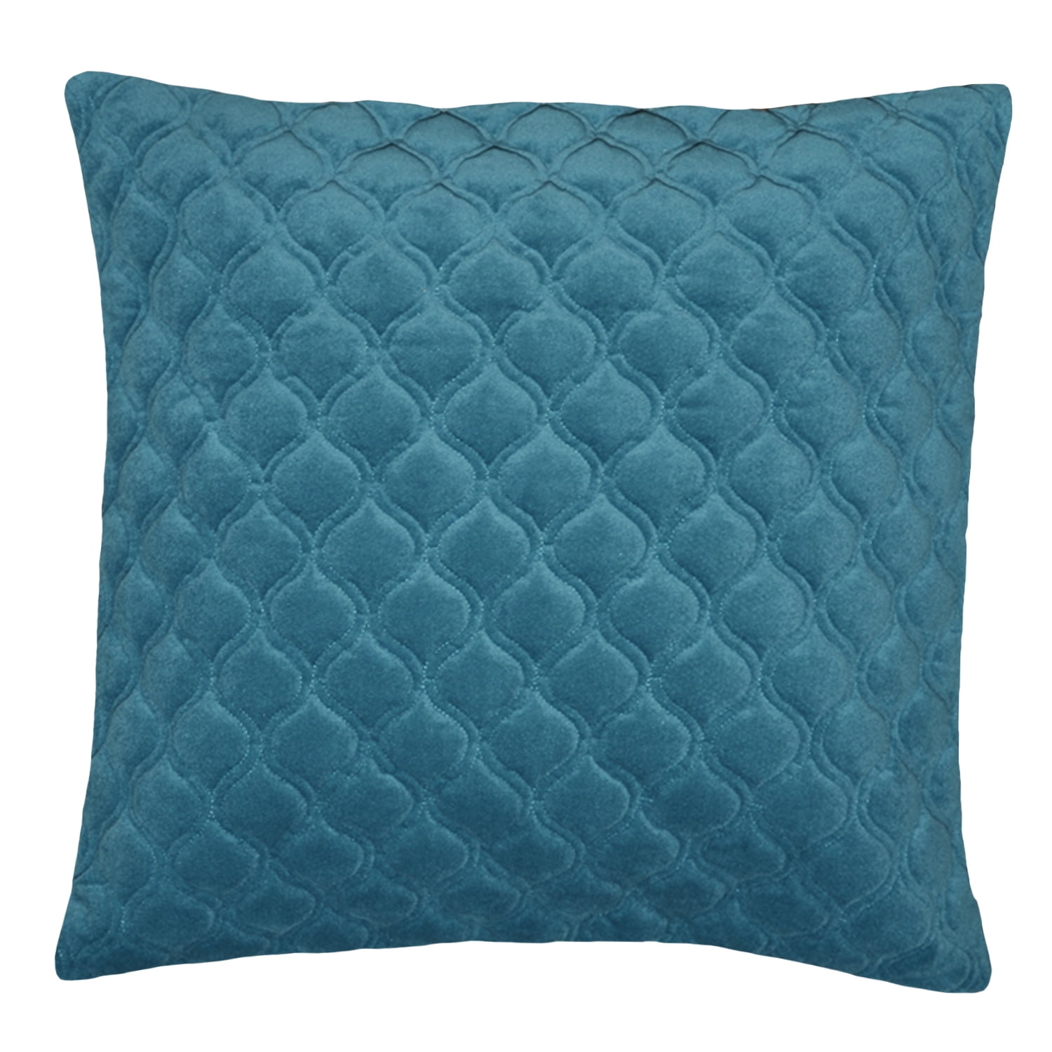 Better Homes and Gardens Velvet Quilted Ogee Decorative Throw Pillow 18 ...