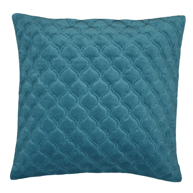 Better Homes and Gardens Velvet Quilted Ogee Decorative Throw Pillow 18 ...