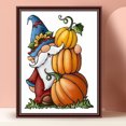 thumbnail image 4 of Cuadros Decorativos 5D DIY Calabaza Gnomo Completo Taladro Redondo Diamante Pintura Rhinestone Dibujo Artesanía DQrwqpou Nuevos Originales, 4 of 9