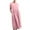 Pink, variant on IROINNID Shift Dress For Women 1/4 Sleeve Round Neckline Retro Long Dress Strapless Dress