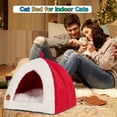 thumbnail image 3 of SEIMMIE Cat Cave Bed for Indoor Cats, Warm Cat Beds/Dog Beds for Small Dogs Cat Tent Bed for Puppy Kitten with Removable Cushion C97, 3 of 3