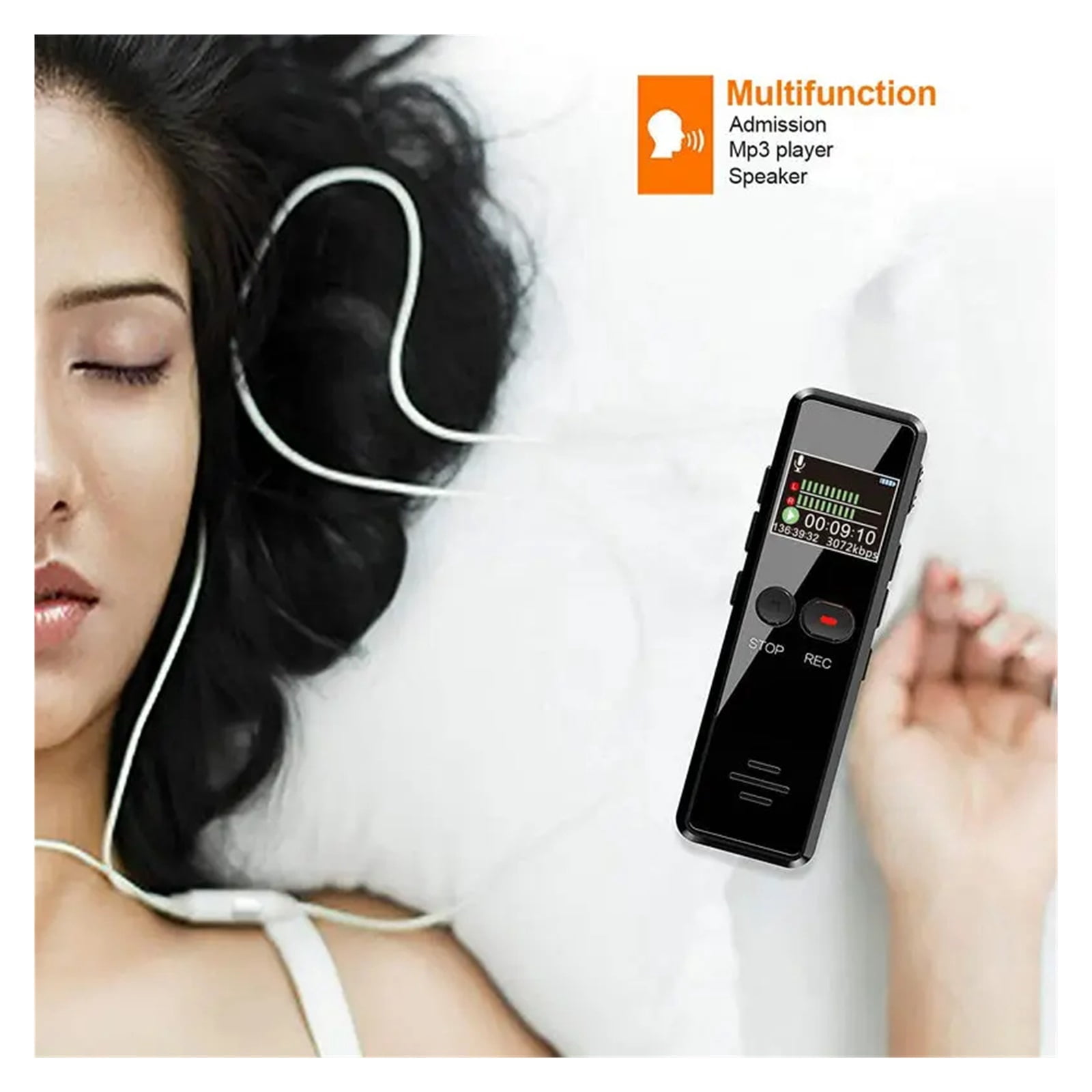 V90C 64GB High-Quality Digital Voice Recorder Colorful Display Screen Sound Recording ,Powerful Feature