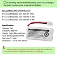 thumbnail image 3 of Batería iMAH BT162342, 2,4 V, 300 mAh, Ni-MH, paquete de 6, 3 of 5