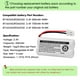 thumbnail image 3 of Batería iMAH BT162342, 2,4 V, 300 mAh, Ni-MH, paquete de 6, 3 of 5