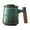 Green, variant on Fiocias 1 Piece Tea Cup with Lid, 390ml Retro Glazed Ceramic with Infuser, Wooden Handle Green Gift Box