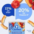 thumbnail image 3 of Baby Snacks Gerber Lil Crunchies Garden Tomate, 44 ml (paquete de 6), 3 of 9
