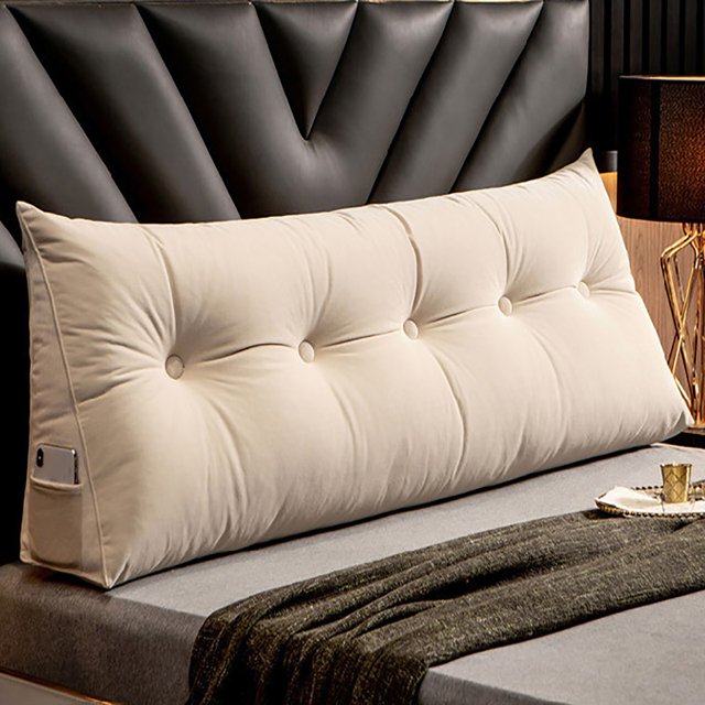 39"/47"/59" Multicolor Large Filled Soft Triangular Wedge Pillow