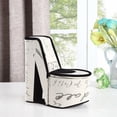 thumbnail image 4 of 9" Tall Jewelry Box, High Heel Shoe Design, Hidden Storage, Stencil Letter Print, 4 of 5