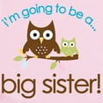 thumbnail image 2 of CafePress - I'm Going To Be A Big Sister Owl Shirt Body Suit - Long Sleeve Cotton Baby Bodysuit, 2 of 4