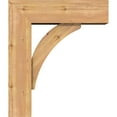 thumbnail image 3 of Ekena Millwork 7 1/2"W x 24"D x 28"H Thorton Block Smooth Bracket w/ Offset Brace, Western Red Cedar, 3 of 25